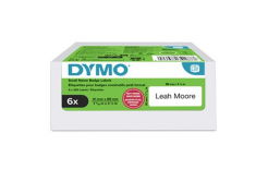 Dymo 2234187, 89mm x 41mm, , detașabil, alb, etichete originale din hârtie, 6 x 300 buc.