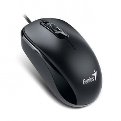 Genius Mouse DX-110 31010116108, 1000DPI, optical, 3tl., Cu fir (PS/2), negru
