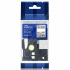Banda compatibila Brother TZ-115 / TZe-115, 6mm x 8m, text alb / fundal transparent