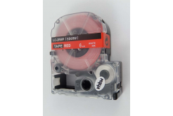 Epson LK-SD6RW, 6mm x 9m, text alb / fundal rosu, banda compatibila