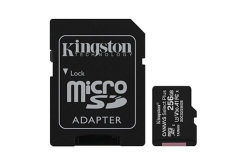 Kingston card de memorie Canvas Select Plus, 256GB, micro SDXC, SDCS2/256GB, UHS-I U1 (Class 10), cu adaptor, A1