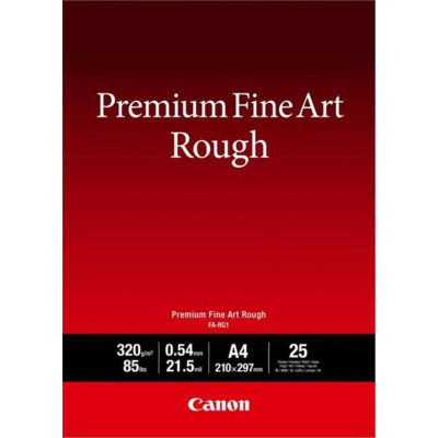 Canon Fine Art Rough 4562C001, 320 g/m2, A4, 25buc., mat, jet de cerneală, alb, hârtie fotografică
