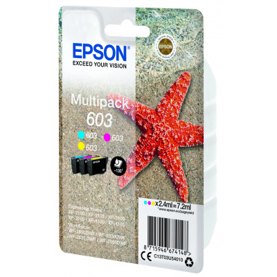 Epson 603 C13T03U54010 CMY multipack de cartuse originale