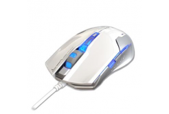 E-blue Mouse Auroza G EMS607WHAA-IU, 3000DPI, Optical, 6tl., Cu fir USB, alb