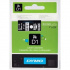 Dymo D1 53721, S0721010 , 24mm x 7m text alb / negru fundal, banda original