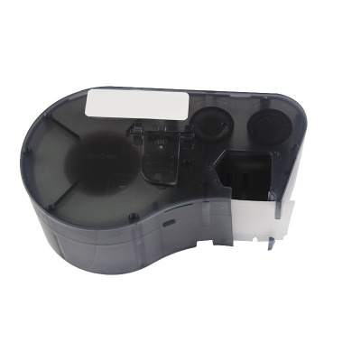 Brady MC-1500-595-RD-BK, autoadeziv vinyl, 38.10 mm x 7.62 m, text negru / fundal rosu, banda compatibila