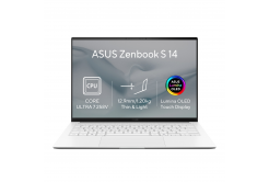 ASUS Zenbook S 14 OLED/UX5406SA-OLED701X/U7-258V/14"/2880x1800/T/32GB/512GB/Intel int/W11P/Alb/2R
