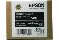 Epson T5801 foto negru (photo black) cartus original