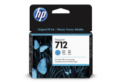 HP 712 3ED67A azuriu (cyan) cartus original