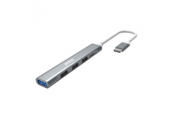 USB (3.0) hub 5-port, UH008, metalic, Marvo