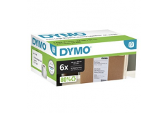 Dymo 2128307, 159mm x 104mm, mari, alb, etichete originale din hârtie, 6 x 220 buc.