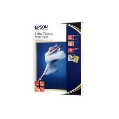 Epson S041944 Ultra Glossy Photo Paper, hartie foto, lucios, alb, 13x18cm, 300 g/m2, 50 buc