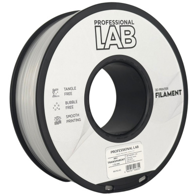 Professional Lab FG-P11-E1, 3D filament, ABS+, 1,75mm, 1000g, Transparent (Transparent)