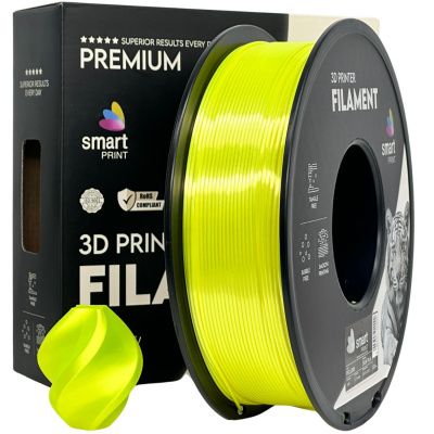 Smart Print FG-S95-E1, 3D filament, PLA Silk, 1,75mm, 1000g, Galben (Yellow)