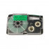 Casio XR-12FGN , 12mm x 8m, text negru / semnal fundal verde, banda compatibila