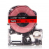 Epson LK-5RBP, SC18RW, C53S655002, 18mm x 9m, text negru / fundal rosu, banda compatibila