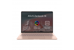 ASUS Zenbook 14/UX3480AA-OLED249W/U7-355/14"/2880x1800/24GB/512GB/Intel int/W11H/Roz/2R