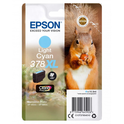 Epson 378XL C13T37954010 azuriu deschis (light cyan) cartus original