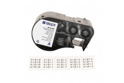 Brady M4-48-498 / 170790, 25.40 mm, Vinyl, text negru / fundal alb