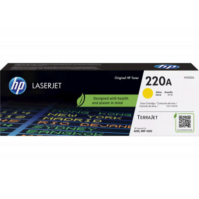 HP 220A W2202A žlutý (yellow) originální toner