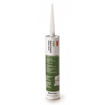 3M 760 Hybridní tmelové lepidlo, 3 barvy černý (plastová kartuše)/black (plastic cartridge)