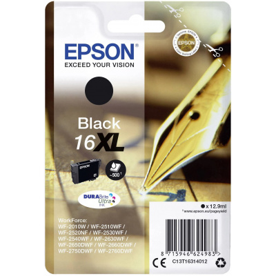 Epson 16XL C13T16314012 negru (black) cartus original