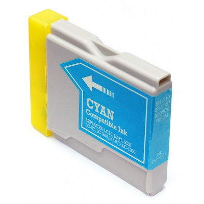 Brother LC-970 / LC-1000C azuriu (cyan) cartus compatibil