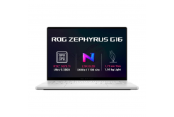 ASUS ROG Zephyrus G16/GU606AR-TB011W/U9-386H/16"/2560x1600/32GB/1TB/RTX 5070Ti/W11H/Alb/2R