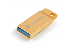 VERBATIM Flash Disk 64GB Metal Executive, USB 3.0, aurul
