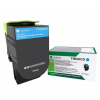 Lexmark 71B2HC0 azuriu (cyan) toner original