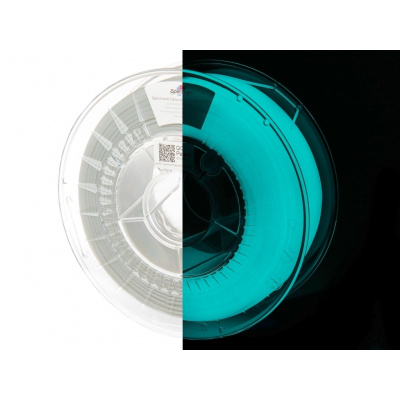 Spectrum 80537 3D filament, PET-G Glow in the Dark, 1,75mm, 1000g, Albastru (Blue)