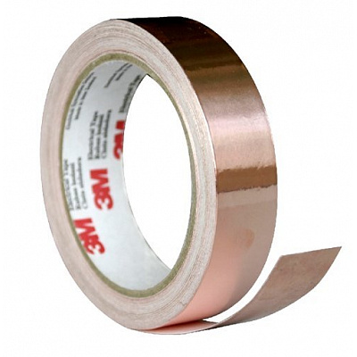 3M 1181 Bandă adezivă conductoare din cupru, grosime 0,066 mm 12 mm x 16,5 m