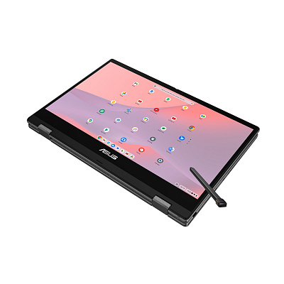 ASUS Chromebook CM14 Flip/CM1402FM2A-EDU8128/MTK-520/14"/FHD/T/8GB/128GB/Mali G52/Chrome EDU/Gri/2R