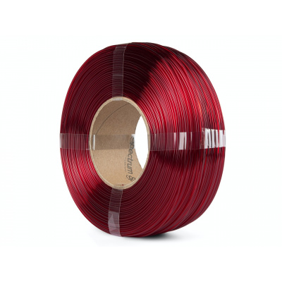 Spectrum 81367 Refill 3D filament, PET-G Premium, 1,75mm, 1000g, Roșu transparent (Transparent red)
