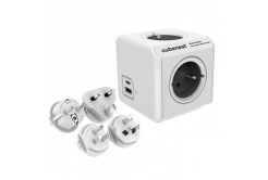 Cubenest - PowerCube, ReWirable USB PD 20W, A+C, gri, POWERCUBE, 4x sertar USB C+A, Power Delivery 20W