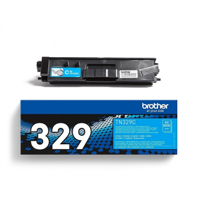 Brother TN-329C azuriu (cyan) toner original