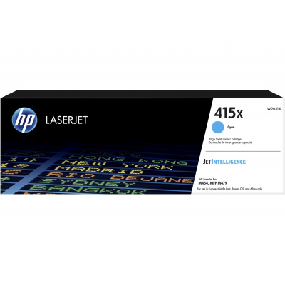 HP 415X W2031X azuriu (cyan) toner original