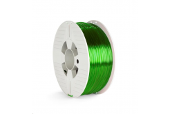 Verbatim 55065 filament 3D, PET-G, 2,85 mm, 1000 g, 123 m, Verde transparent (Green Transparent)