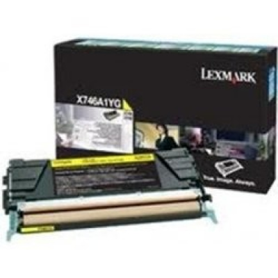 Lexmark X746A1YG galben (yellow) toner original