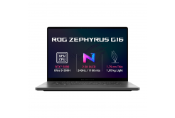 ASUS ROG Zephyrus G16/GU606AX-TB070Z/U9-386H/16"/2560x1600/64GB/1TB/RTX 5090/bez OS/Gray/2R