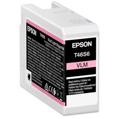 Epson cartus original C13T46S600, vivid light magenta, Epson SureColor P706,SC-P700