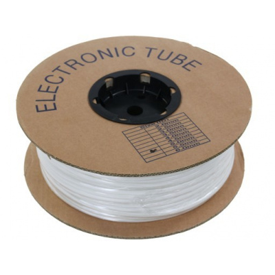Marcaj tub din PVC rotund BA-25, 2,5 mm, 200 m, alb
