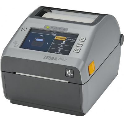Zebra ZD621d ZD6A143-D0EF00EZ DT, 12 dots/mm (300 dpi), imprimantă de etichete, RTC, USB, USB Host, RS232, BT (BLE), Ethernet, grey (succesor GC420t)