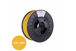 C-Tech 3DF-P-TPU90A-1.75-1023 3D filament, PREMIUM LINE, TPU 90A, flexibil, galben trafic, RAL1023, 1,75mm, 1kg
