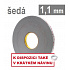 3M VHB™ 4941-P, grosime 1,1 mm; bandă adezivă acrilică dublu-față, foarte puternic adezivă, gri deschis 9 mm x 33 m