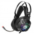 Marvo HG9015G, căști cu microfon, control al volumului, negru, USB