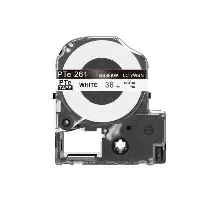 Epson LC-7WBN, SS36KW, 36mm x 8m, text negru / fundal alb, banda compatibila