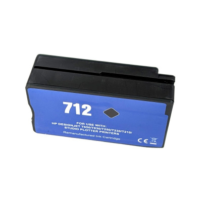 cartus compatibil pro HP 712 3ED71A negru (black)