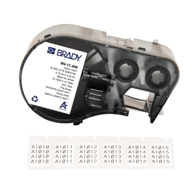 Brady M4-11-499 / 170796, 19.05 mm, Nylon, text negru / fundal alb