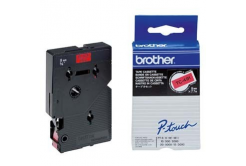 Brother TC-491, 9mm x 7,7m, text negru / fundal rosu, banda original